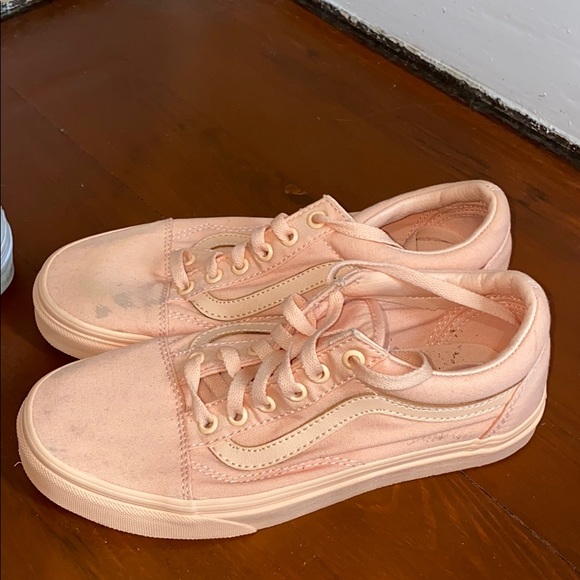 Vans Shoes - Peach Vans (Dirty)